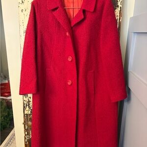 Belson vintage MCM Women's car Coat. Size XL.
